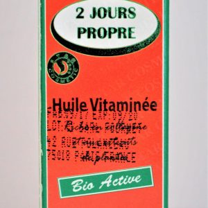 2 JOURS PROPRE Huile Réparatrice Huile Vitamine Riche en Collagène et aux Extrait de Plantes Bio Active 50 ml