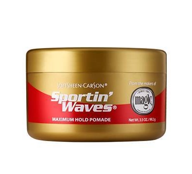 SOFTSHEEN CARSON Sportin' Waves Maximum Hold Pomade/ Pommade Gel pour Fixation de Cheveux  99.2 g