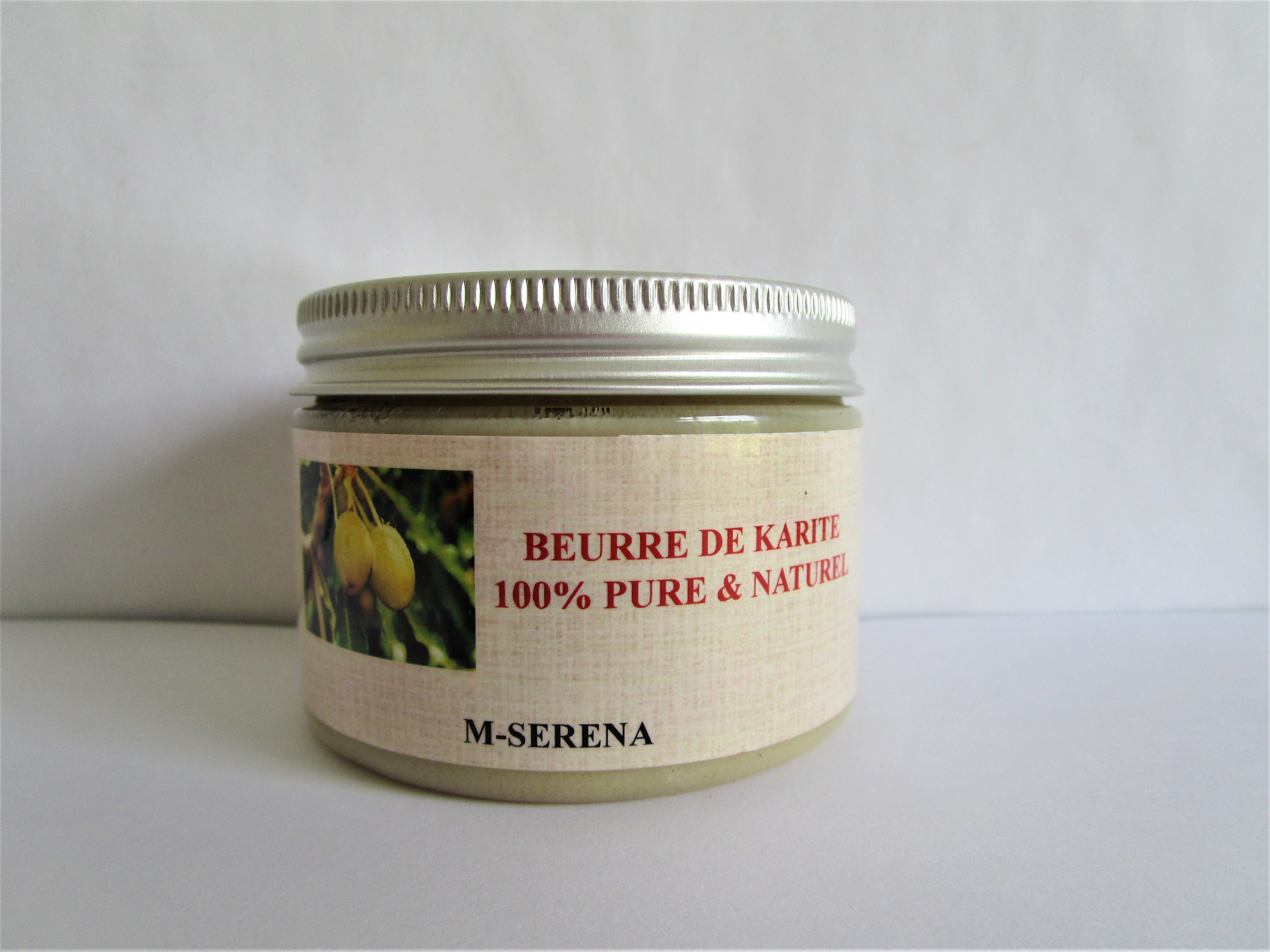 M-SERENA Beurre de Karité 100% Pure & Naturel 150 ml