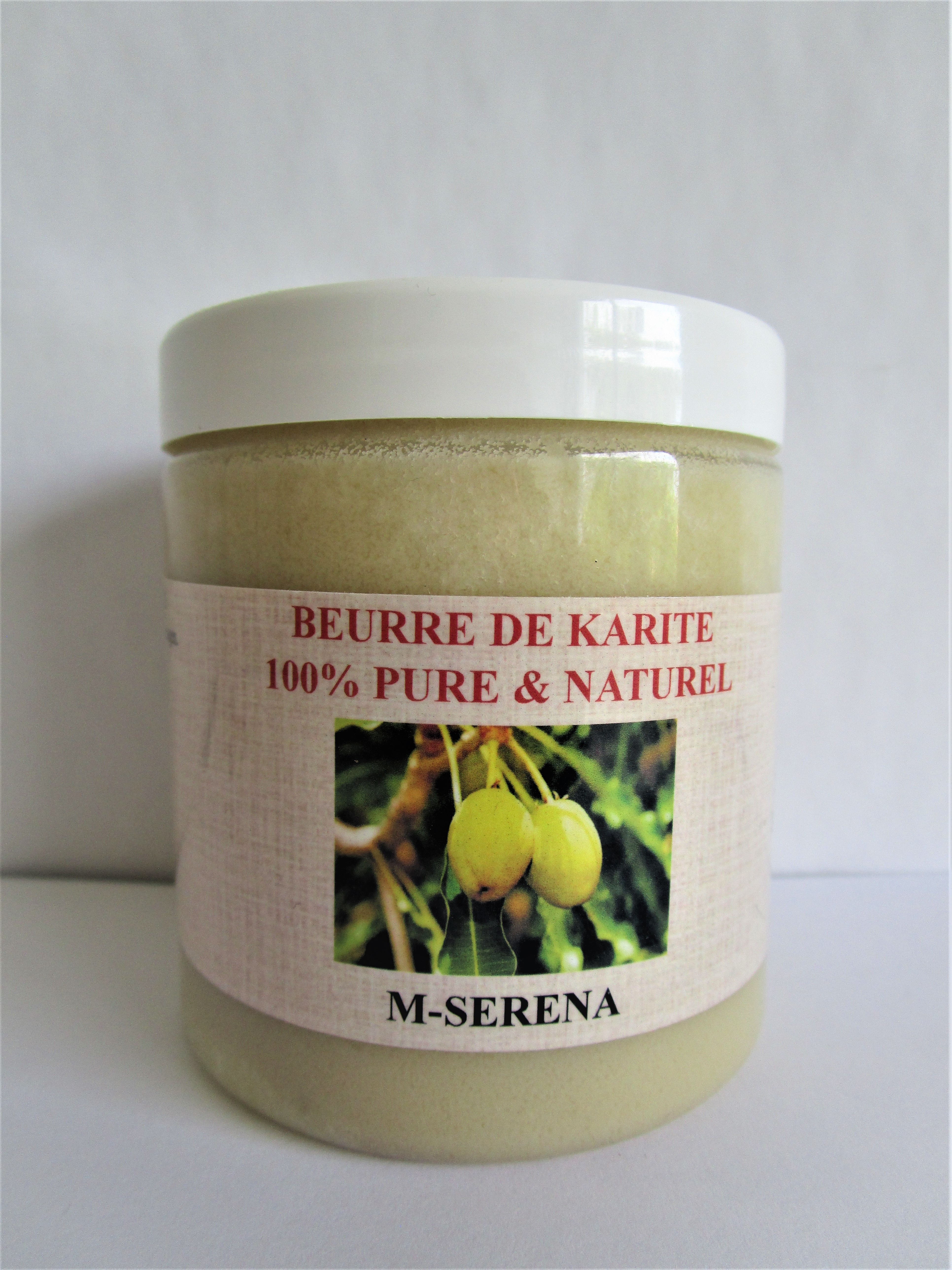 M-SERENA Beurre de Karité 100% Pure & Naturel 250 ml