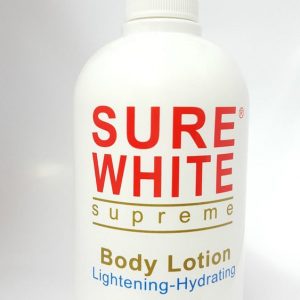 SURE WHITE Suprême Body Lotion Lightening-Hydrating Lait Corps Hydro-Éclaircissant 500 ml 16.9 oz