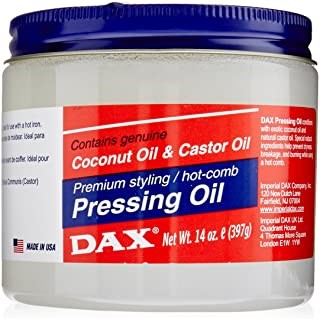 DAX Pressing Oil Coconut oil & Castor Oil/ à l'Huile de Coco et Huile de Ricin Huile de Pressage  397g  14oz